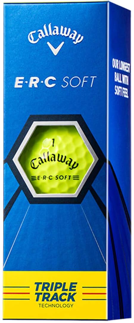 Callaway Golf ERC Triple Track Golfbälle 2021 Gelb Einheitsgrösse Single, Gelb Einheitsgrösse Single