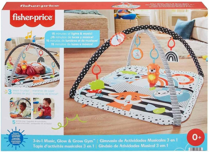 Fisher-Price 3-In-1 Musik, Glow und Grow Fitnessstudio