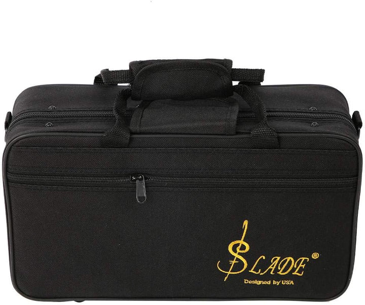 Bnineteenteam Bakelit-Rohrklarinette bB 17 Tasten Klarinette mit vernickeltem Tastensatz Mazarine; #