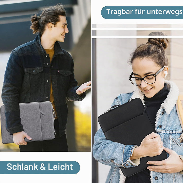 ZYB 13 Zoll Laptop Hülle, Laptop Tasche 13 Zoll für 2022-2024 2025 MacBook Air 13.6 Zoll M4 M3 M2, 2