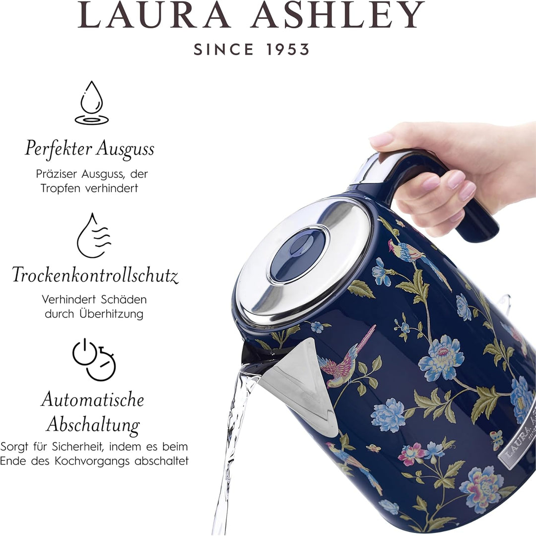 Laura Ashley Toaster und Jug Wasserkocher Set von VQ (Elveden Marine, Elektrischer Wasserkocher und