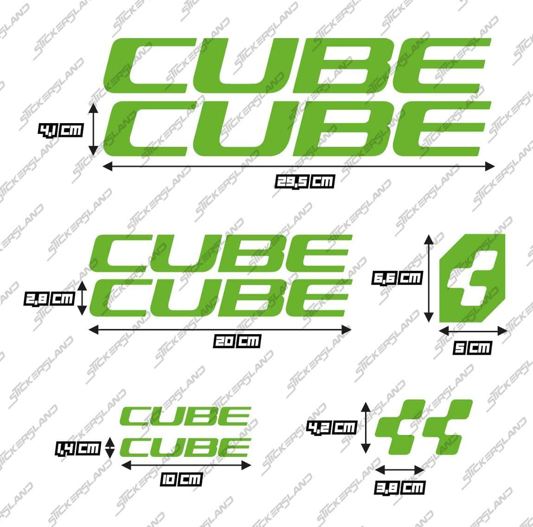 Aufkleber-Set kompatibel mit Rahmen MTB Mountainbike und Helm | Decals Aufkleber für Fahrrad Schrift