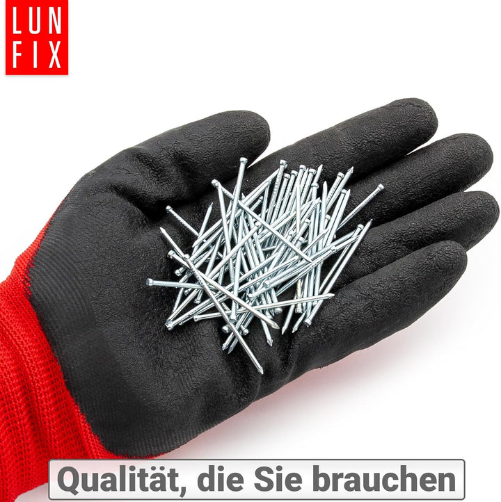 Lun Fix Stauchkopf Nägel 1,8 x 40 mm - 5kg | Holznägel für Bauarbeiten | Verzinkter Baunägel | Stahl