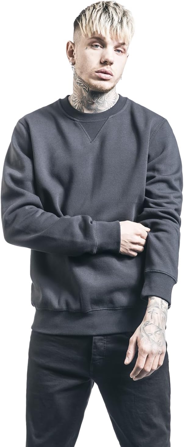 Vintage Industries Greeley Crewneck Sweatshirt (Black,M)