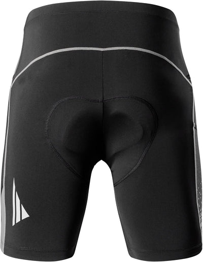 Santic Radlerhose Herren Kurz mit Sitzpolster Radhose Herren Kurz Fahrradhose Herren Gepolstert Rads