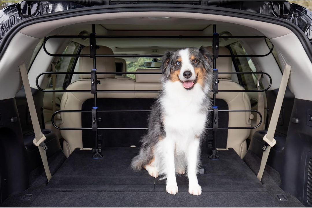 PetSafe Happy Ride Hundeschutzgitter aus Metall, Fixierung im Kofferraum, Für Autos und SUVs geeigne