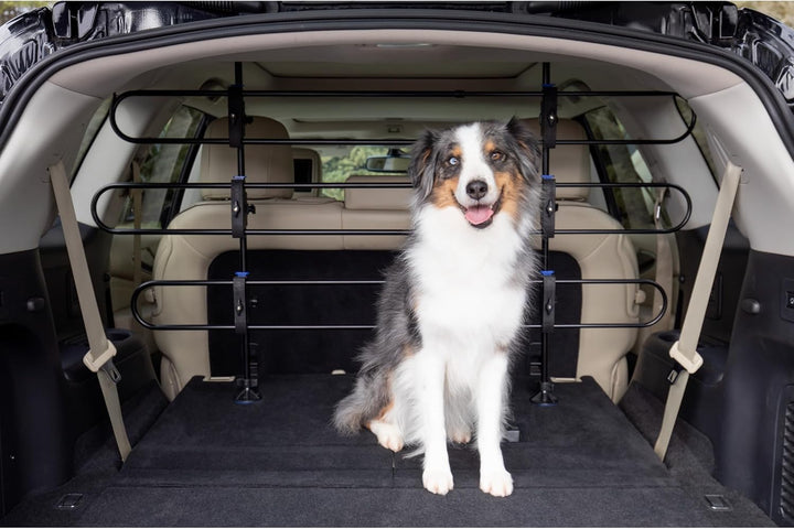 PetSafe Happy Ride Hundeschutzgitter aus Metall, Fixierung im Kofferraum, Für Autos und SUVs geeigne