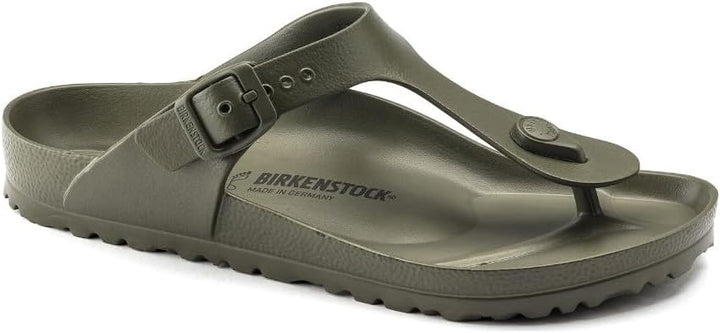 BIRKENSTOCK Unisex-Erwachsene Gizeh FL Zehentrenner 36 EU Khaki, 36 EU Khaki