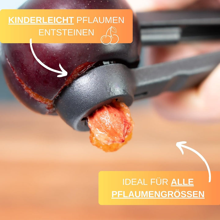 Thiru Premium Pflaumenentsteiner - Robuste Edelstahlklingen - Made in Germany - inkl. E-Book mit 25