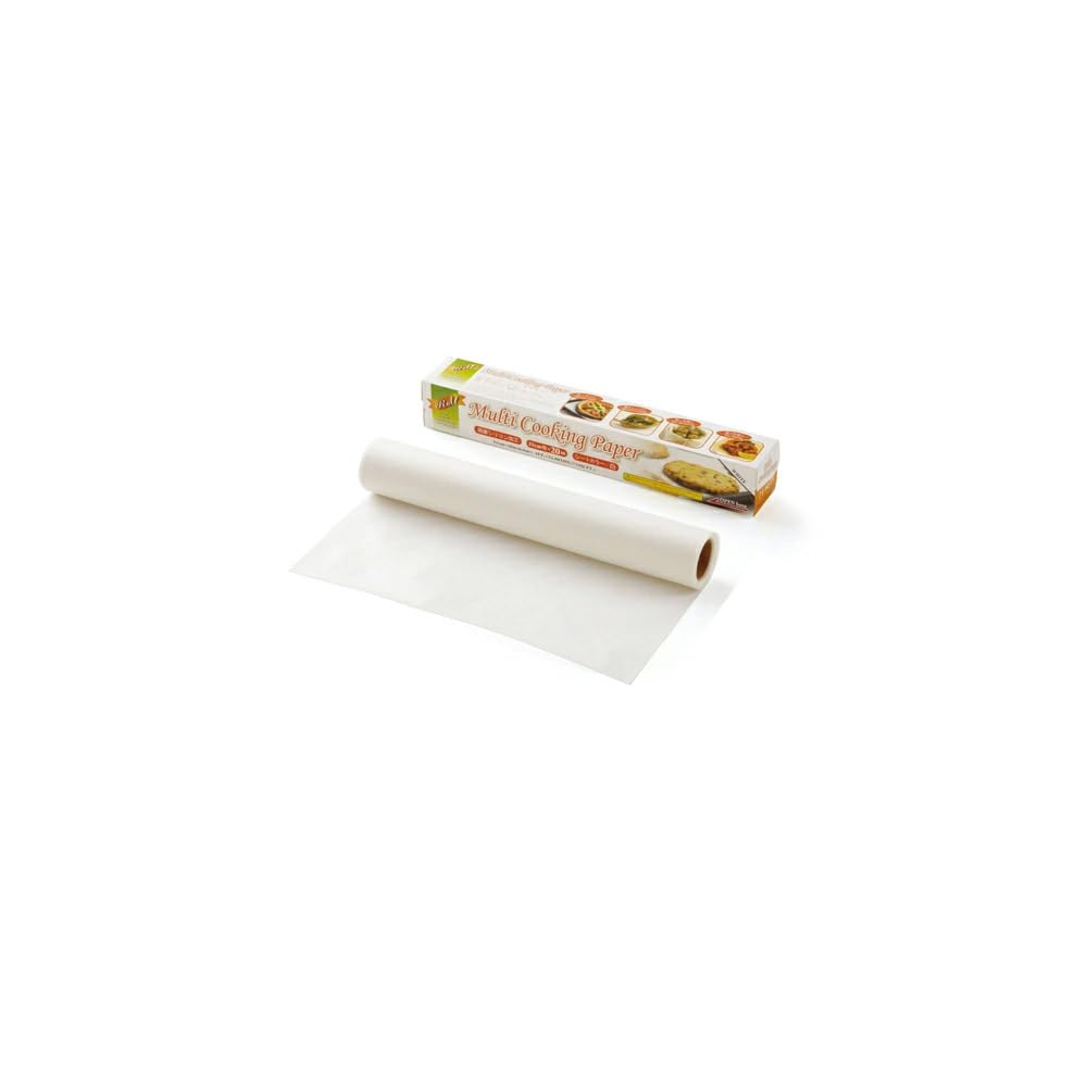 Backpapier-Rolle 33 cm × 20 m (Weiss) – fettabweisendes Backpapier, PFAS-frei, ideal für Events, Fei