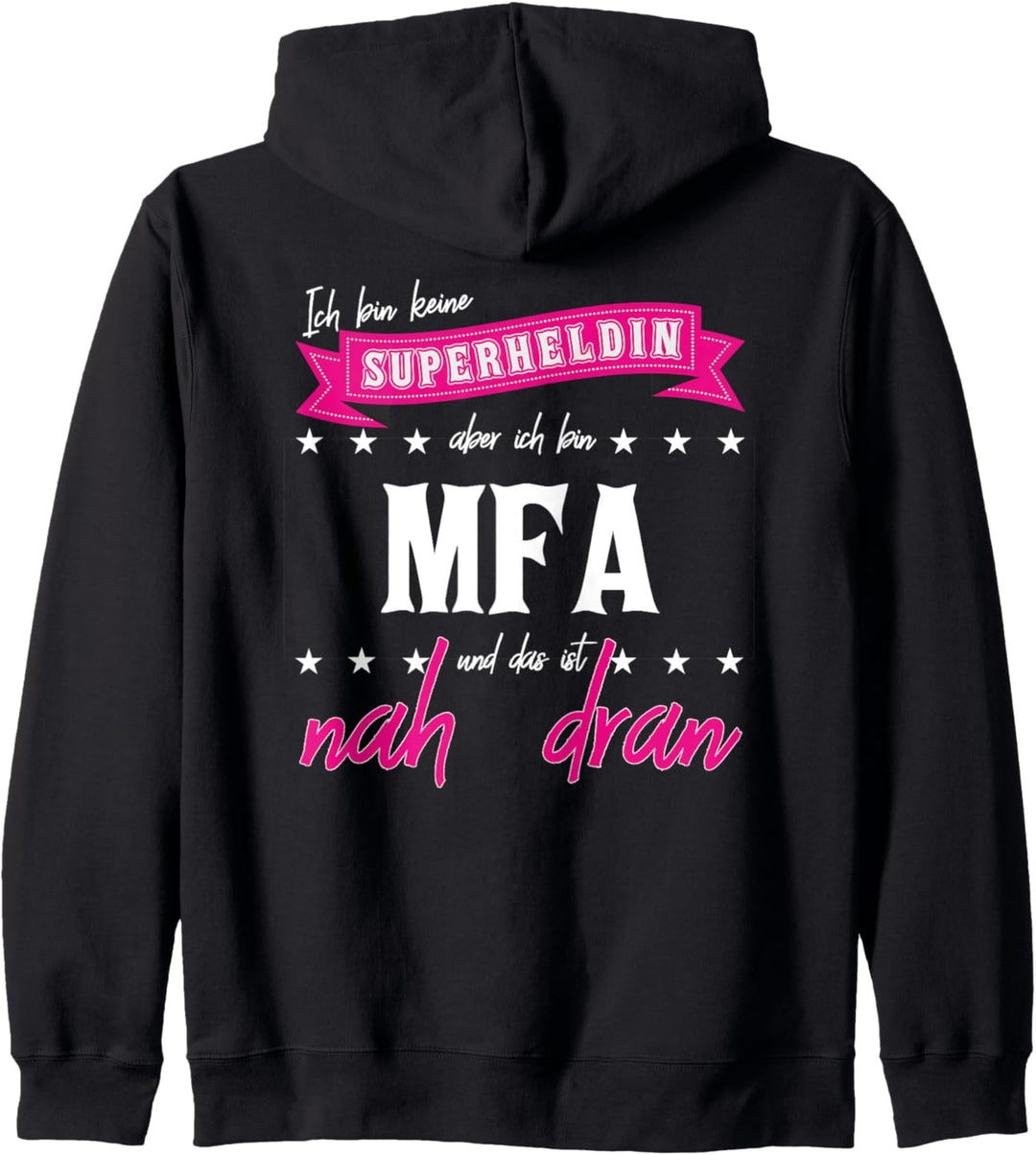 Pausenjacke - Freizeitjacke für MFA - Arzthelferin Geschenk Kapuzenjacke