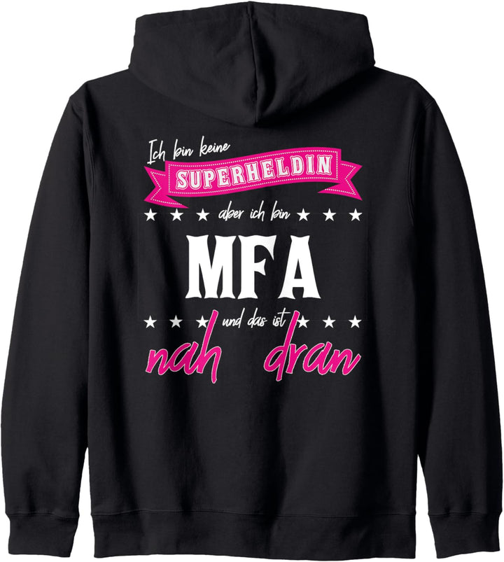 Pausenjacke - Freizeitjacke für MFA - Arzthelferin Geschenk Kapuzenjacke