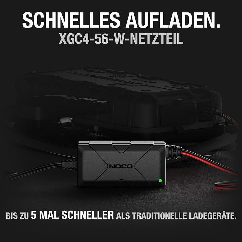 NOCO XGC4 56W Boost Power-Adapter für GB70, GB150, GB250, GB251 und GB500 UltraSafe-Lithium Starthil