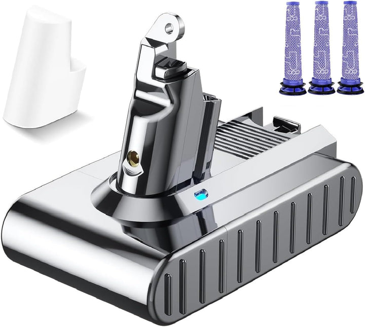 V6 6000mAh Akku für Dyson, Powtree Ersatzakku für Dyson V6 DC62 SV03 Animal Fluffy DC58 SV05 Trigger