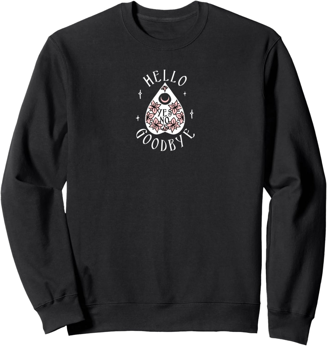 Hello Goodbye Yes No Game Piece Center Icon Sweatshirt