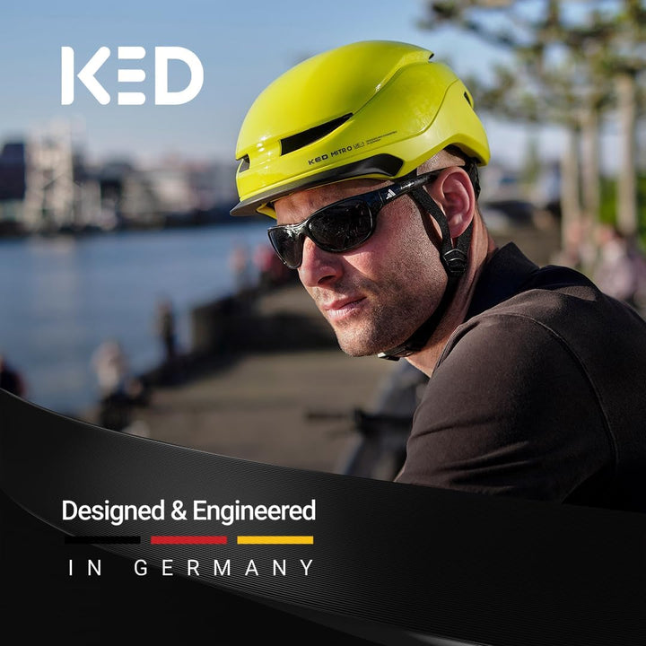 KED Mitro UE-1 Fahrradhelm Schwarz L (58-61cm), Schwarz L (58-61cm)