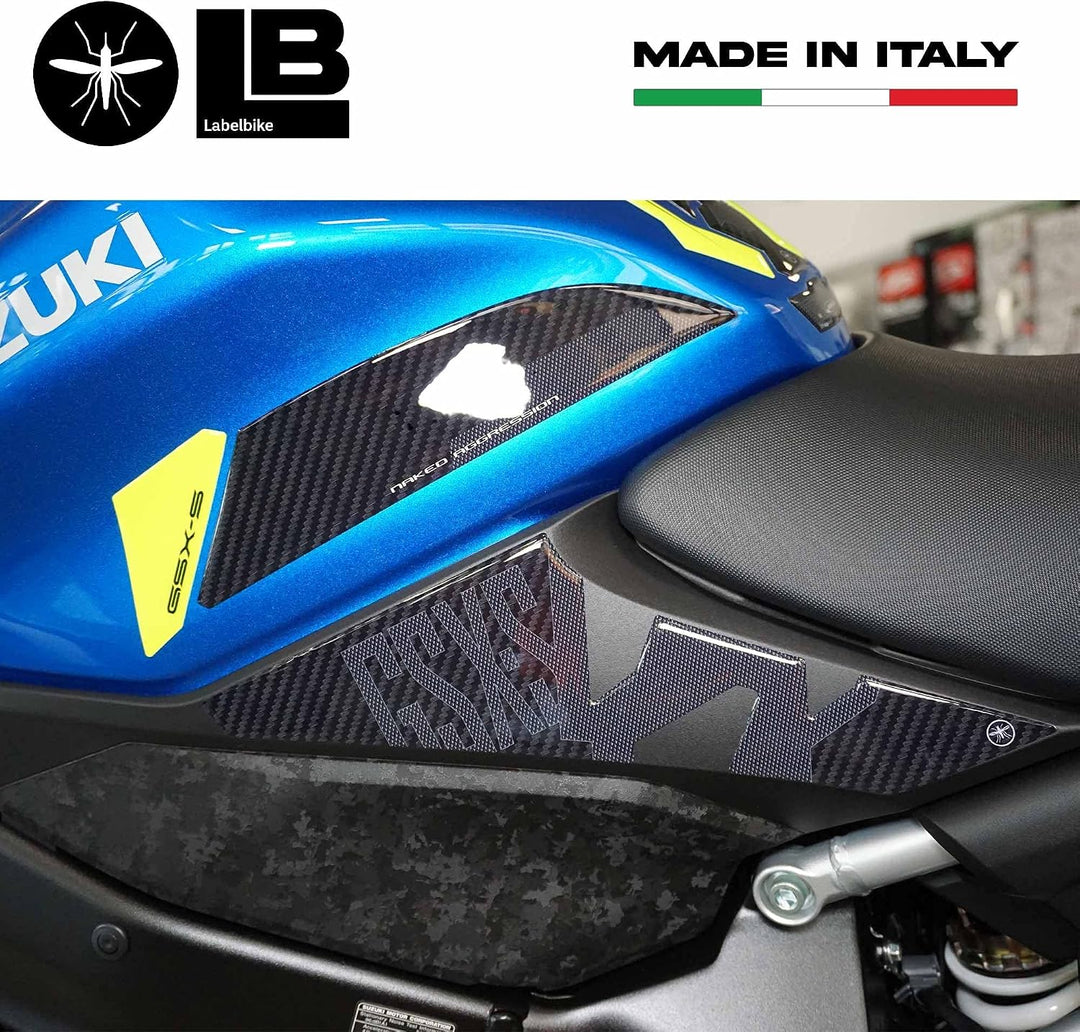 LABELBIKE 3D Motorrad Tankaufkleber kompatibel mit Suzuki