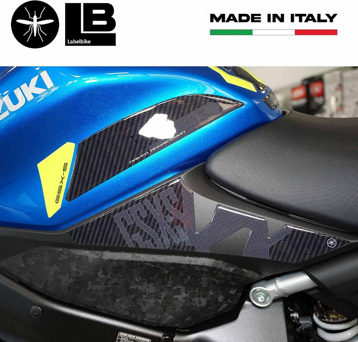 LABELBIKE 3D Motorrad Tankaufkleber kompatibel mit Suzuki