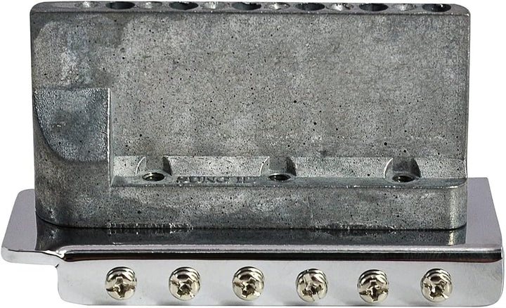 Musiclily Pro 52,5mm 2-Punkt-Stil Gitarren Tremolo Steg Brücke Kurzer Block für Squier Strat, Chrom