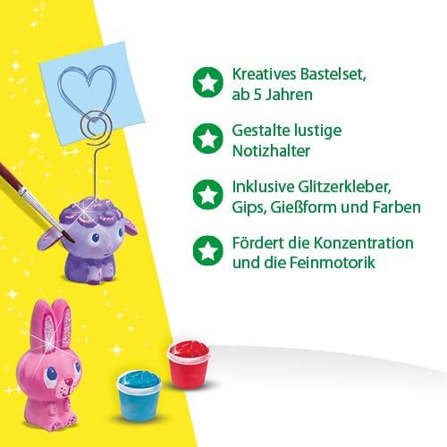 SES creative 01357 - Notizhalter giessen und Anmalen Memo holders, Memo holders