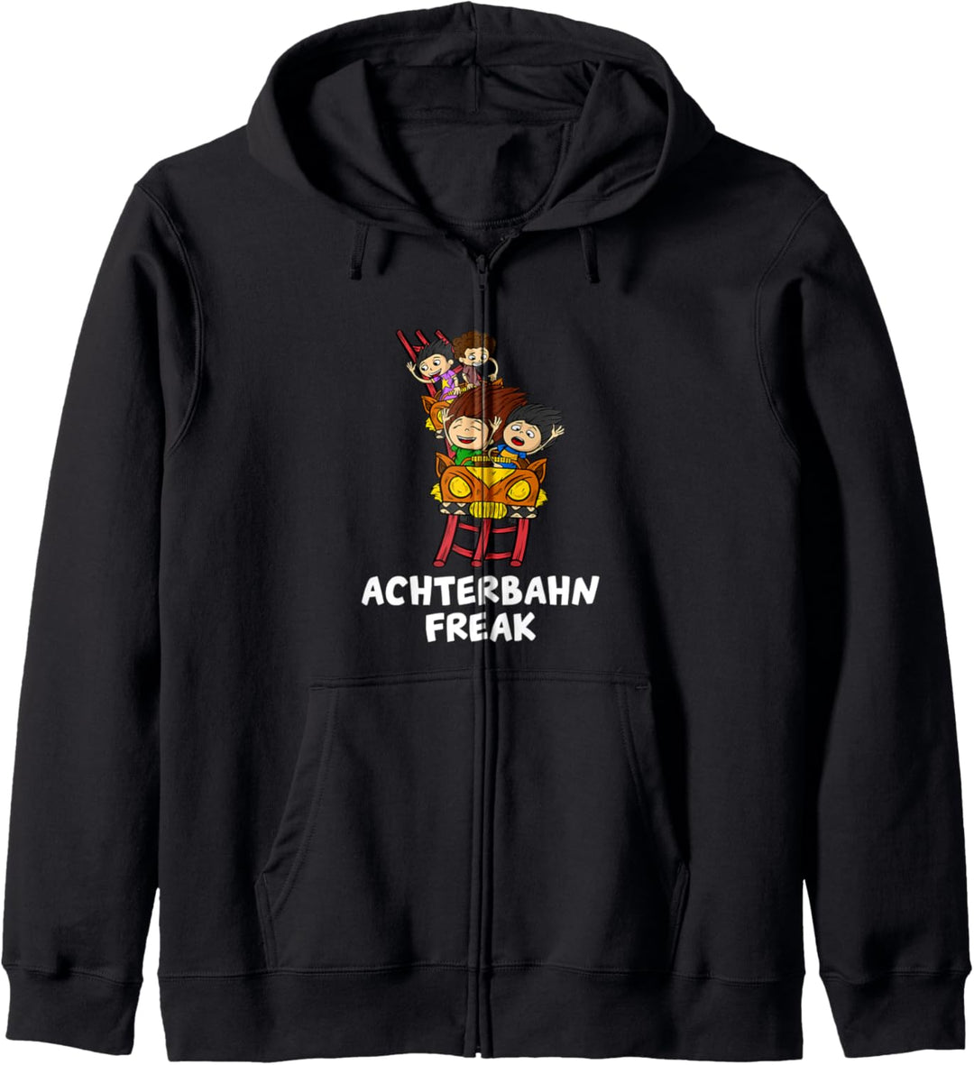 Freizeitpark Achterbahn Freak Kapuzenjacke
