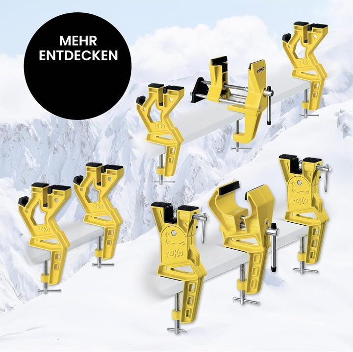 Toko Reparatur Tool Ski Vise Race Gelb, Gelb