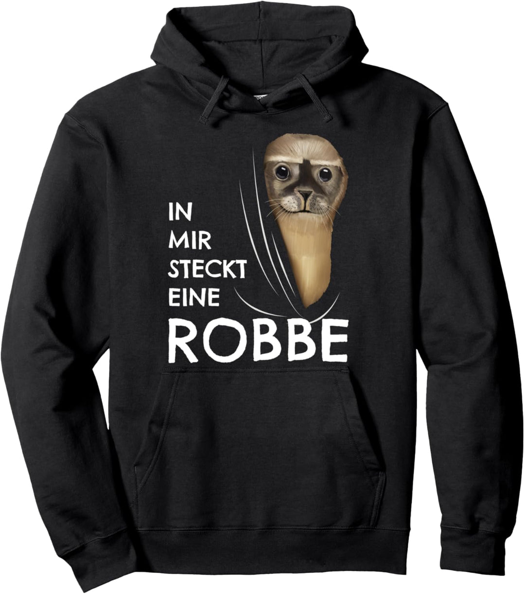 Robben Kostüm Kinder Kleidung In mir steckt eine Robbe Pullover Hoodie