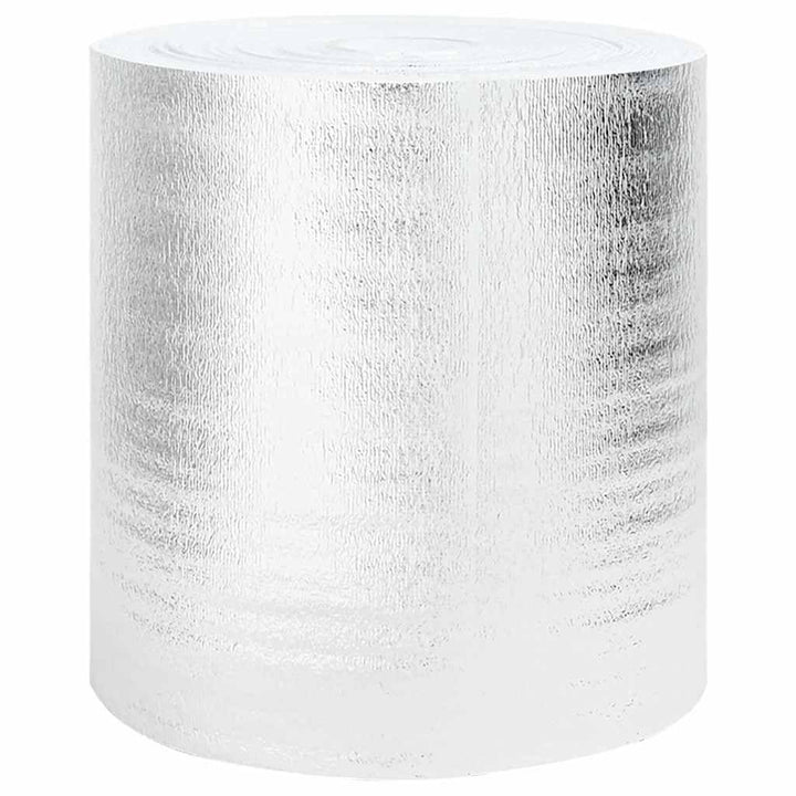 vidaXL Heizkörper-Reflektorfolie Silber 15 x 0,5 m Polyethylen, Heizaccessoire fürs Wohnzimmer, zyli