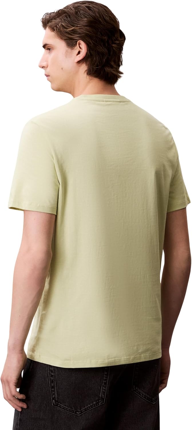 Calvin Klein Herren T-Shirt CK Kurzarm Rundhalsausschnitt mit Print Artikel NM2170E S/S Crew Neck XS