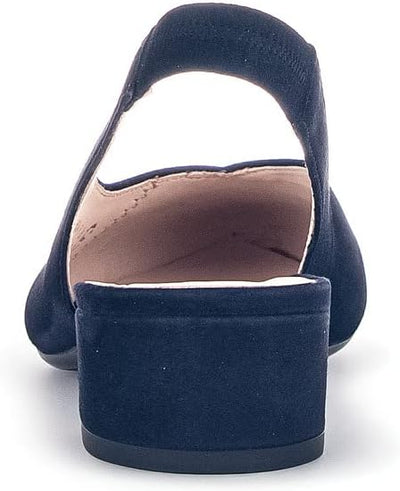 Gabor Damen Slingpumps, Frauen Absatzschuhe 36 EU Blau Atlantik, 36 EU Blau Atlantik