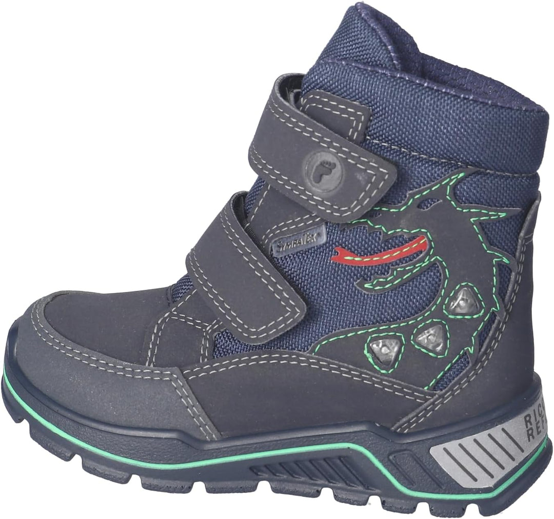 RICOSTA Jungen Winterstiefel GRISU, Kinder Boots, Weite: Weit, lose Einlage, Sympatex, Blinklicht 26