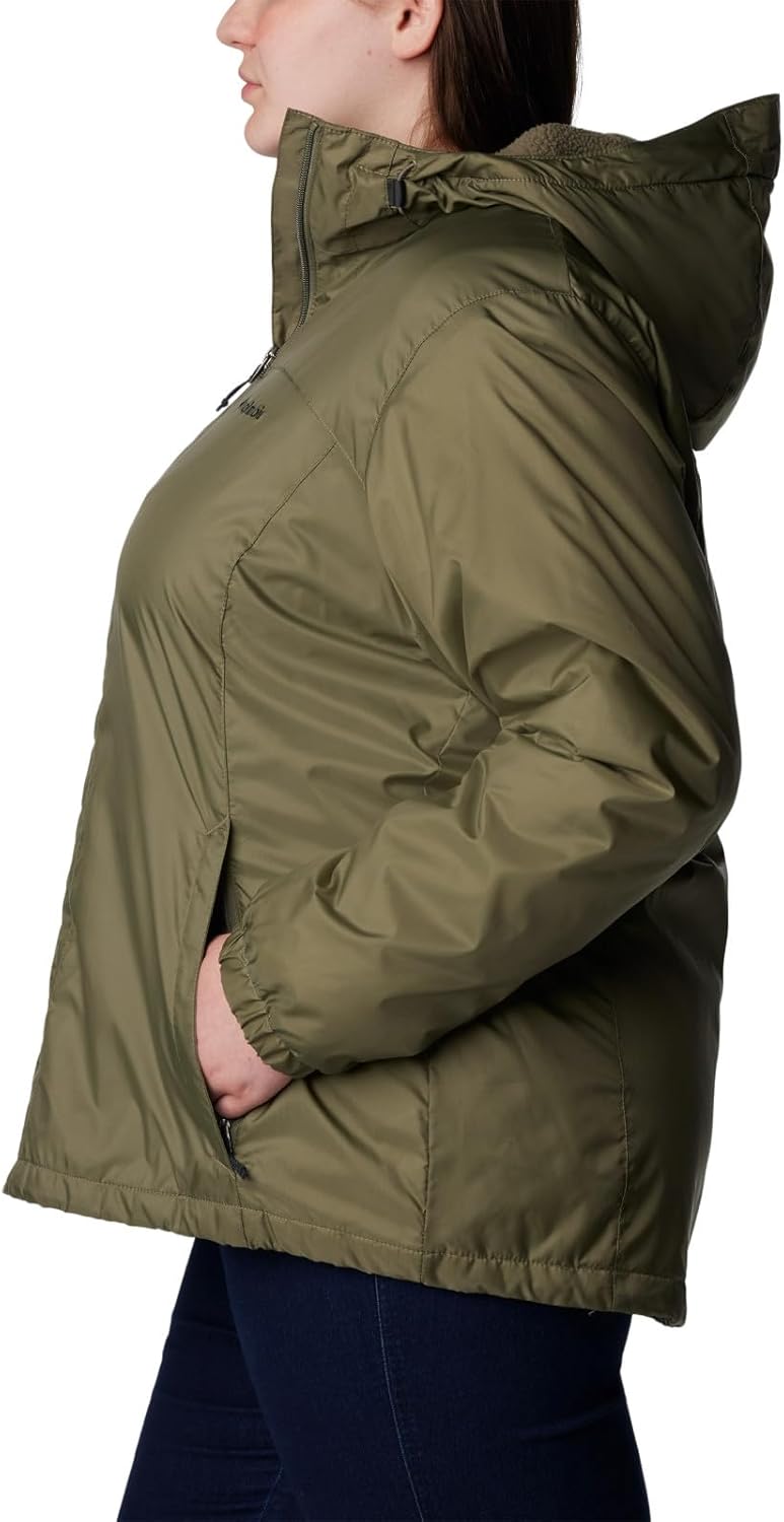 Columbia Damen Switchback™ Sherpa Lined Jacket Regenjacke S Steingrün, S Steingrün