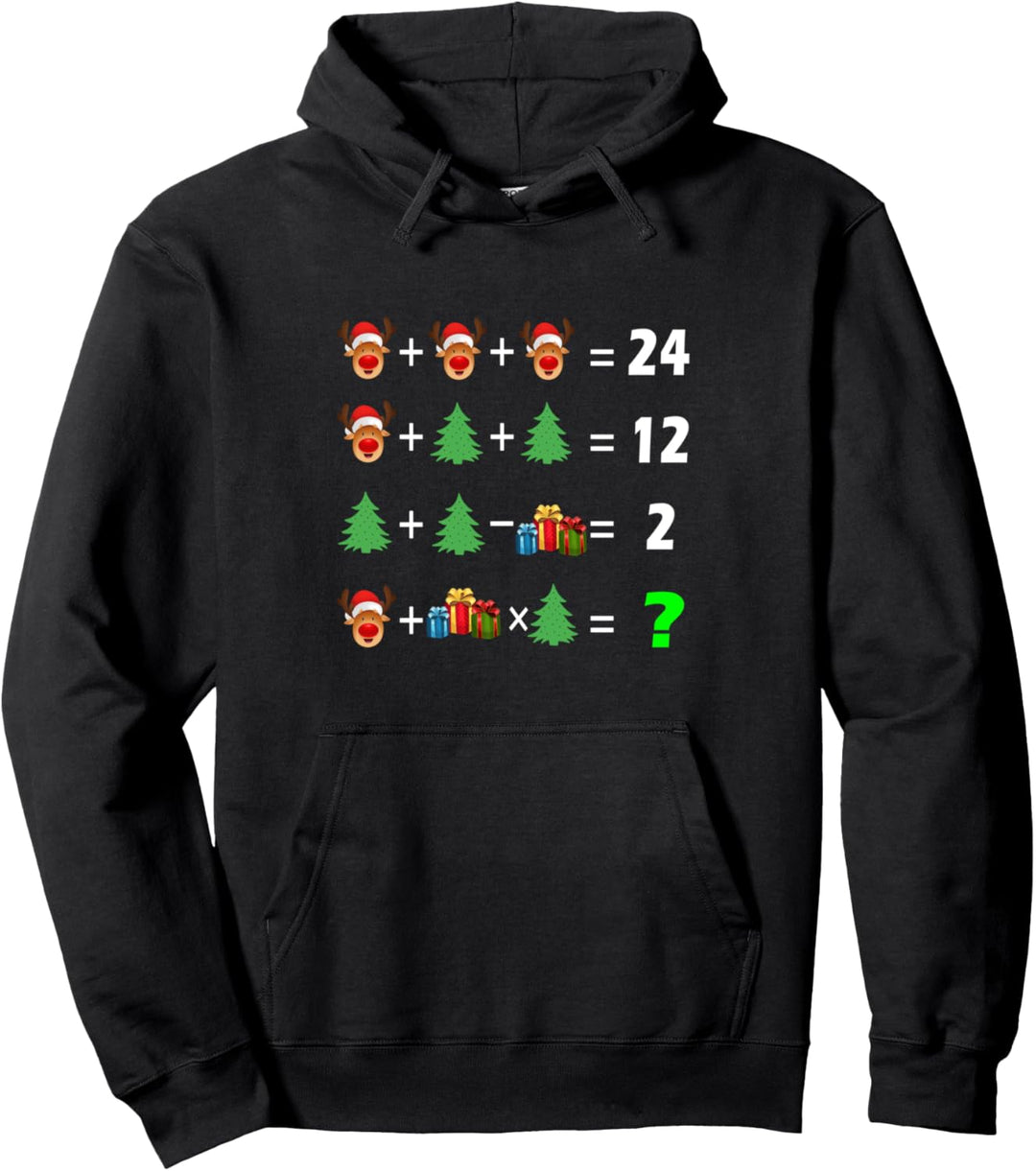 Lustiges Mathe Lehrer Rechnen Ugly Christmas Pullover Hoodie