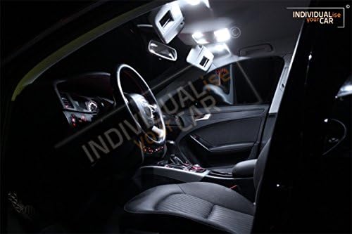 INDIVIDUALise your CAR Innenraumbeleuchtung SET für A4 B8 Avant (Pure-White) Reinweiss, Pure-White