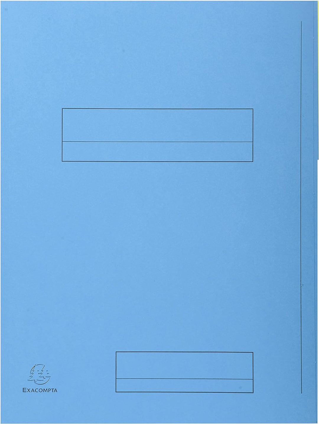 Exacompta 335000E Packung mit 50 Aktenmappen Super, 2 Klappen, Karton 210g/qm, praktisch und robust,