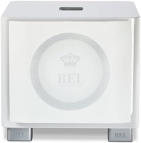REL T/9x 25,4 cm betriebener Subwoofer – versiegeltes Design mit Class-AB-Verstärker, Cinch-Eingänge