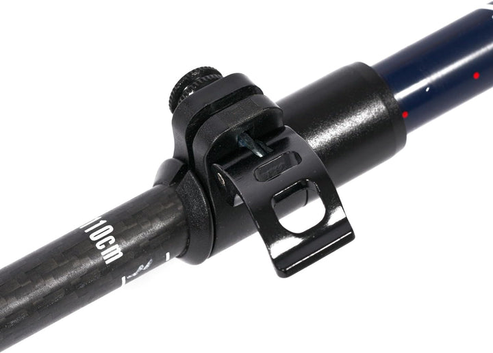 Sport-Thieme Nordic Walking Stöcke Lock Up Pro | Carbon | Verstellbare Stocklänge 100-135 cm | Korkg