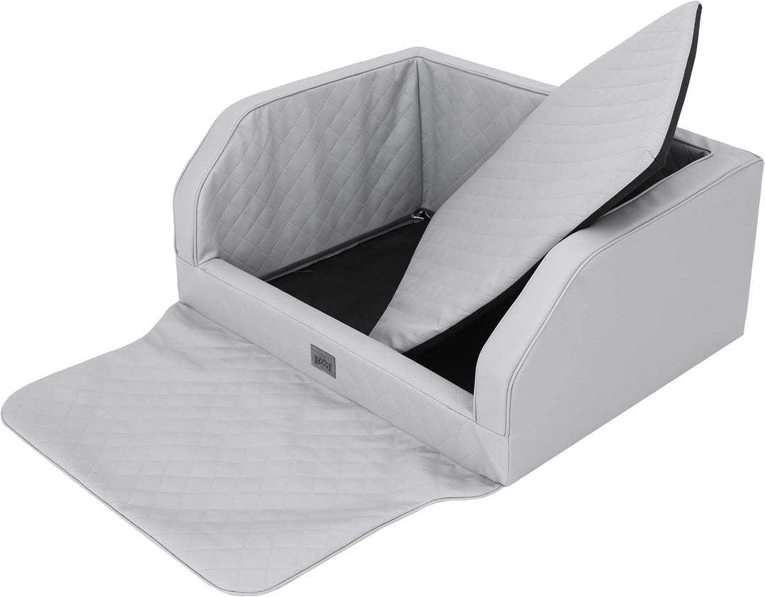 DOGGY Hundeautositz, Hundebox, Hundebett, Transportboxen, Rückbank, Hundedecke, Kofferraum, für gros