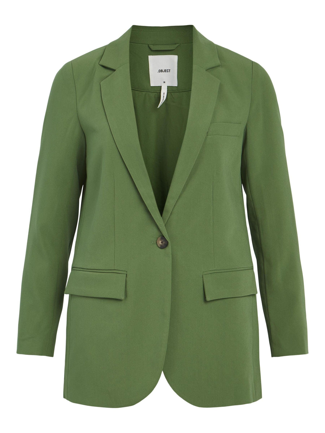 Object Damen Objsigrid L/S Noos Blazer 34 Artichoke Green, 34 Artichoke Green