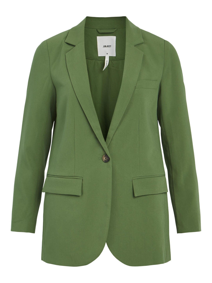 Object Damen Objsigrid L/S Noos Blazer 34 Artichoke Green, 34 Artichoke Green