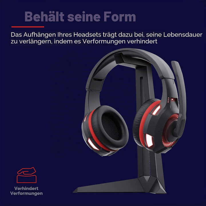 Trust Gaming GXT 260 Cendor Kopfhörer Ständer, Headset Halterung, Passend für Alle Headsets bis 24 c