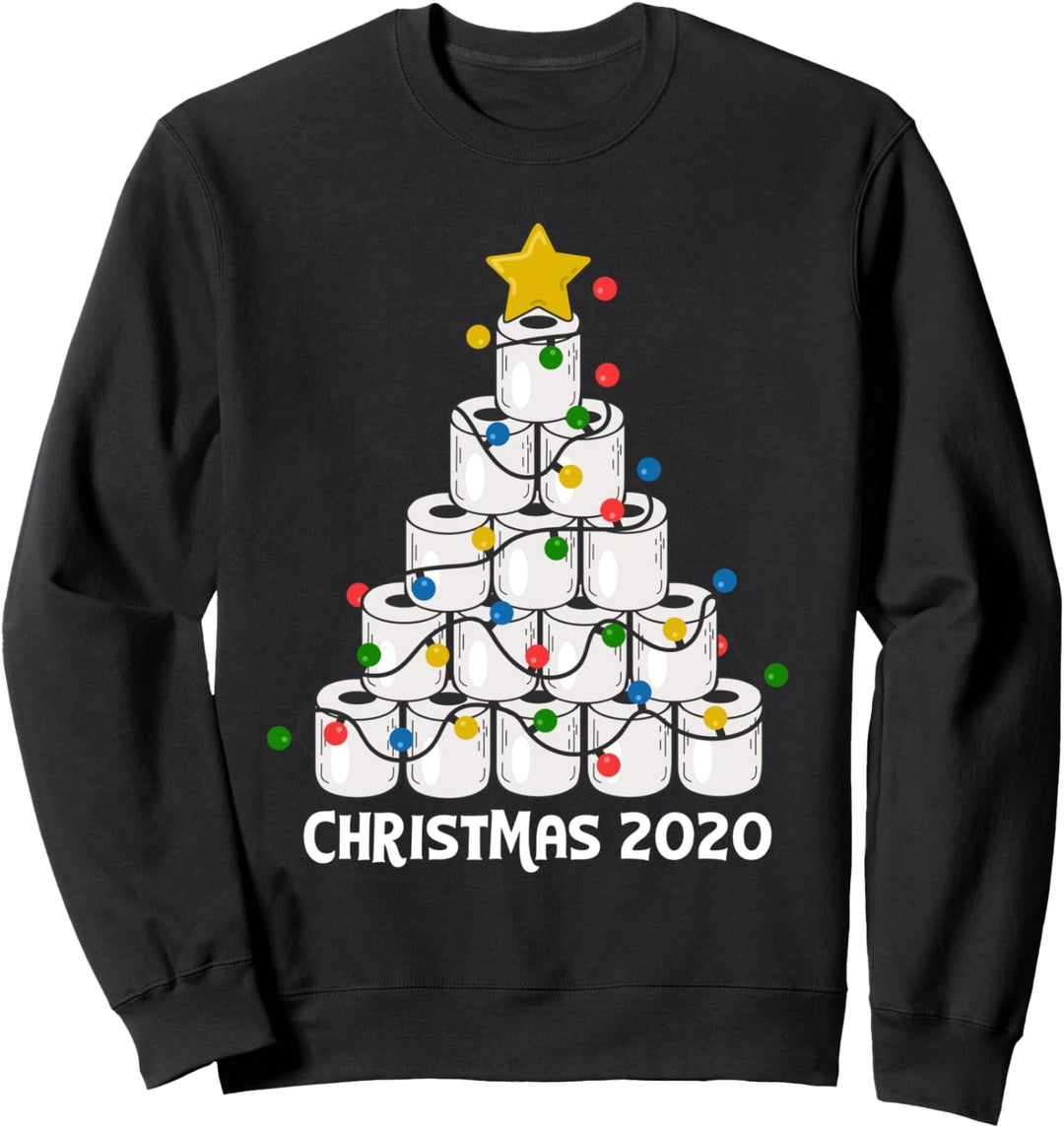 Frohe Quarantäne Weihnachten 2020 Toilettenpapier Sweatshirt
