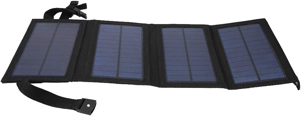 Leapiture 10 W 5 V USB Faltbares Solarpanel-Ladegerät Wandern Camping Solarladegerät Monokristalline