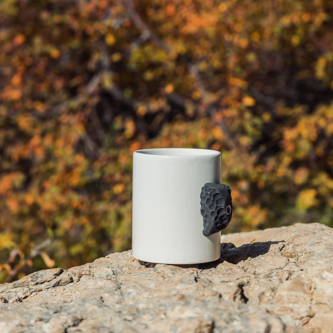YY Vertical Climbing Tasse aus Keramik und Harz, 30 cl, schwarz