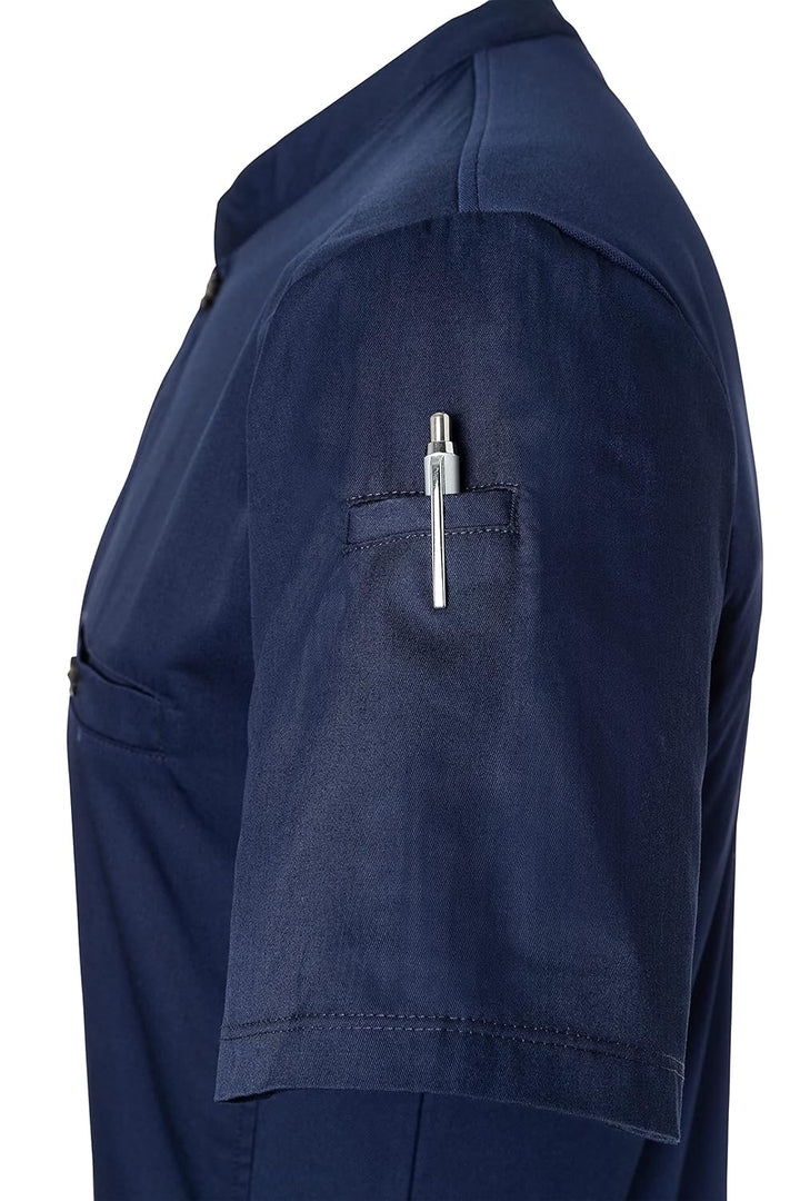 Karlowsky Herren Kurzarm Arbeitsshirt Performance 60% Baumwolle/40% Polyester M Marine, M Marine