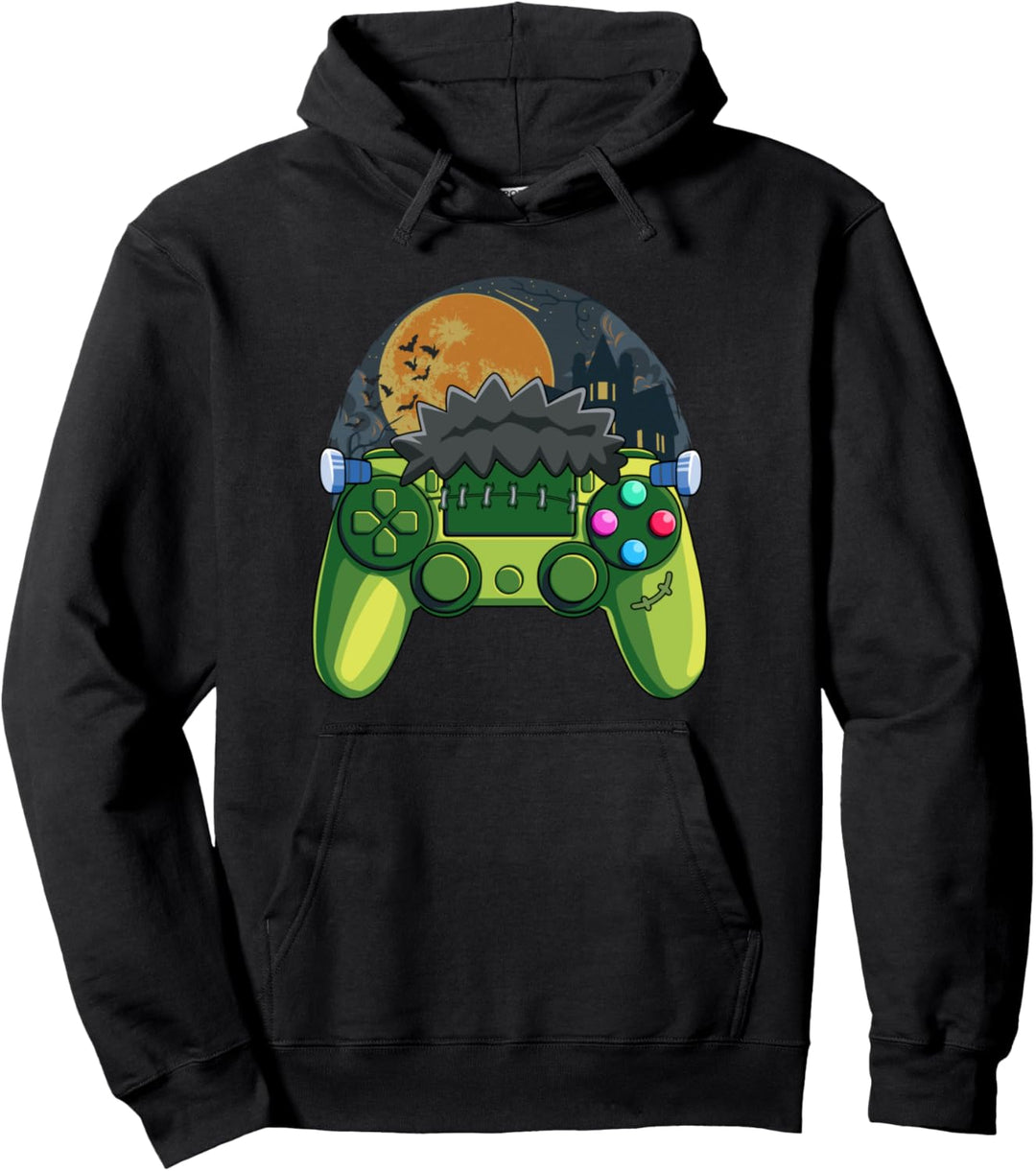 Frankenstein Video Gamer Lustiges Halloween Gaming Kinder Pullover Hoodie