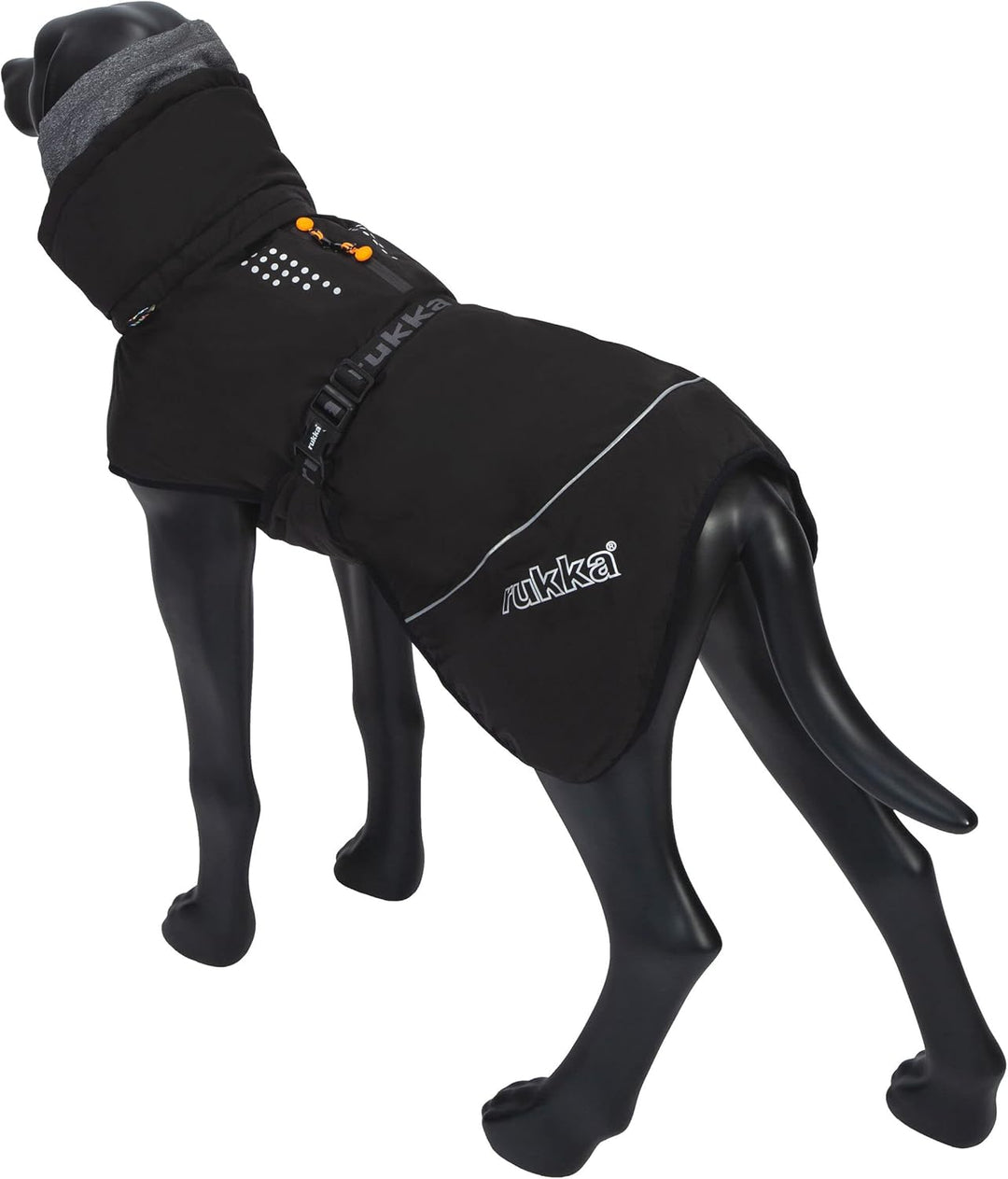Rukka Pets Warmup Coat Mantel für Hunde Schwarz 55 55 Schwarz, 55 Schwarz