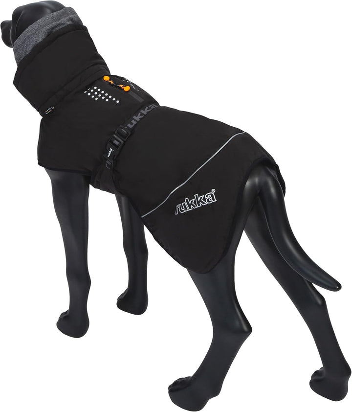Rukka Pets Warmup Coat Mantel für Hunde Schwarz 55 55 Schwarz, 55 Schwarz