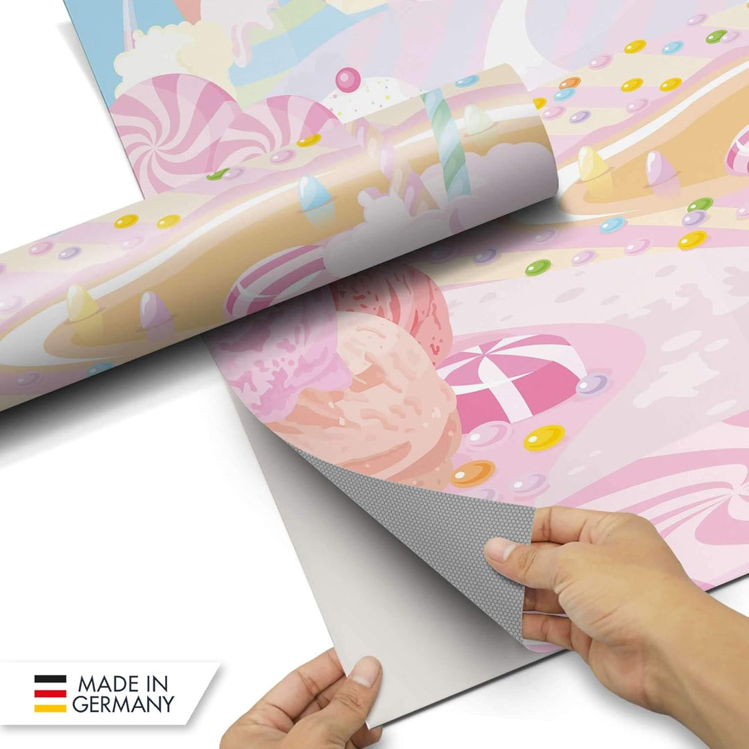 Möbel Klebefolie für Kinder - passend für IKEA Pax Schrank 201 cm Höhe - 1 Tür I Tolle Möbelsticker