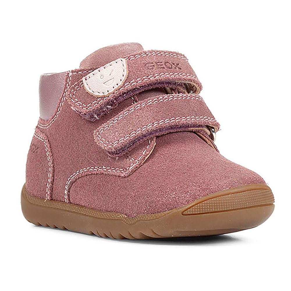 Geox Baby - Mädchen B Macchia Girl CSneaker 18 EU Rose, 18 EU Rose
